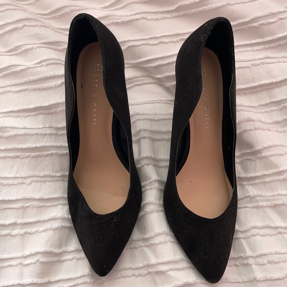 Black Kelly and Katie heels. Worn once.